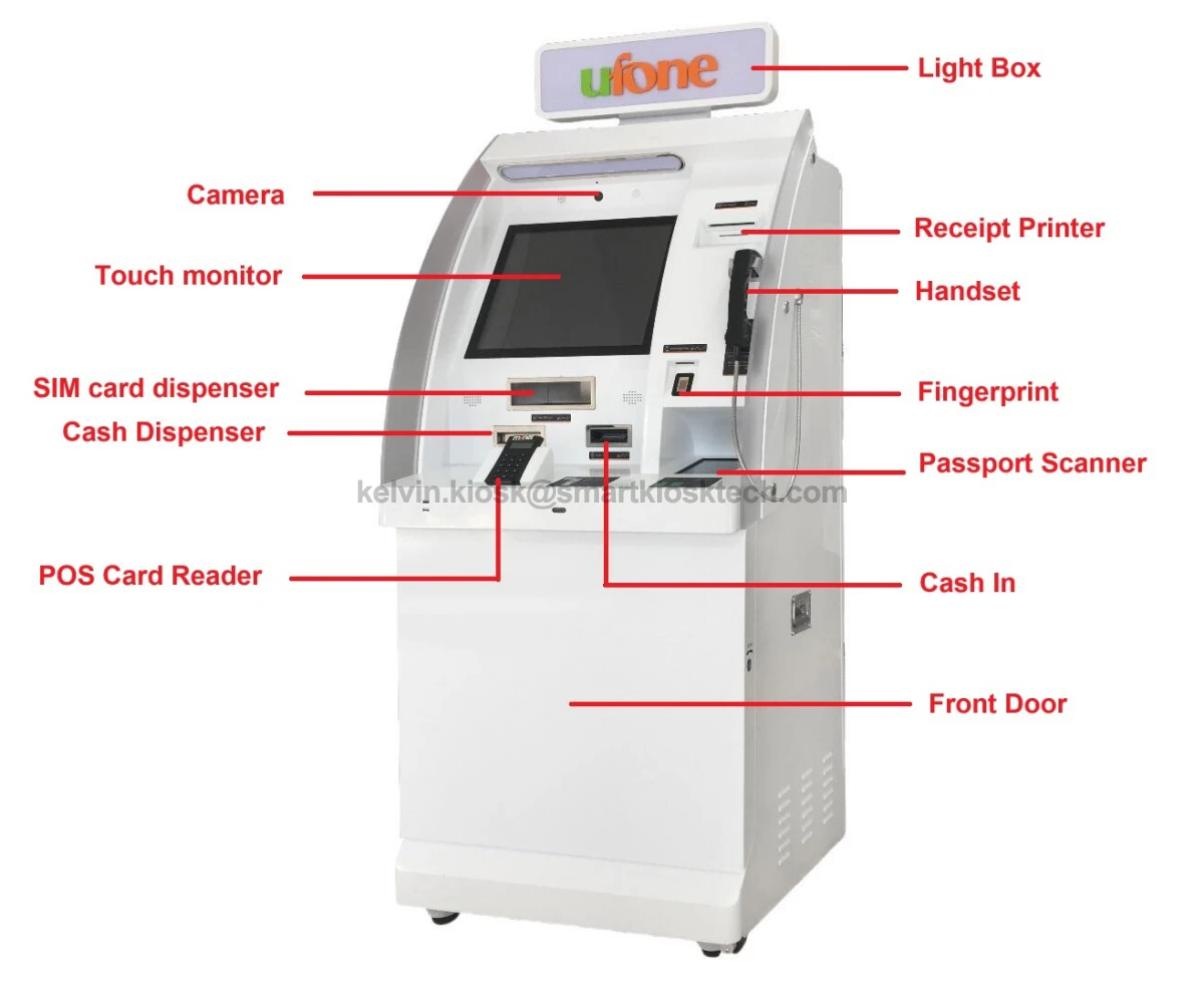 DT-94D Kiosk Layout DT-94D Kiosk Layout